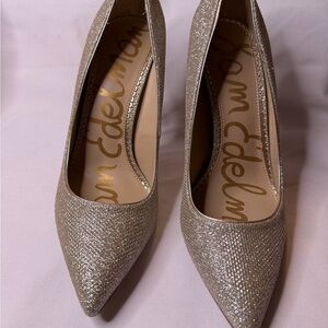 Sam Edelman Women's Sparkling Heels - Gold